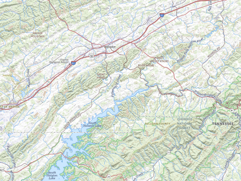 NEXRAD radar-signature map of the hail storm over Abingdon, VA on Sep 5, 2026