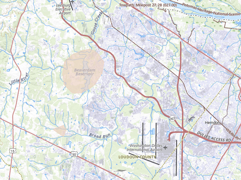 Radar-estimated hail-size map of the storm over Ashburn, VA on Sep 3, 2026