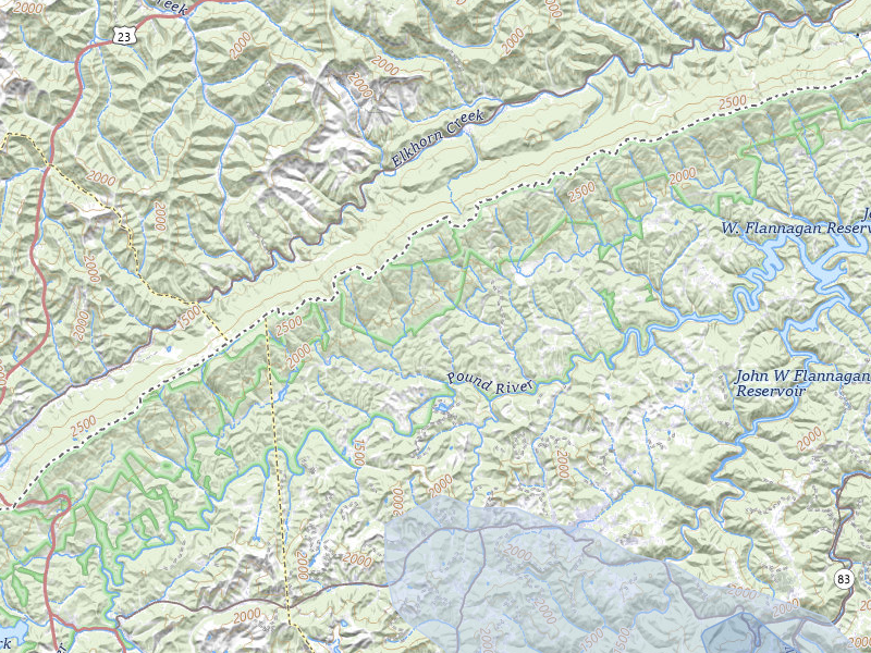 NEXRAD radar-signature map of the hail storm over Clintwood, VA on Aug 11, 2026