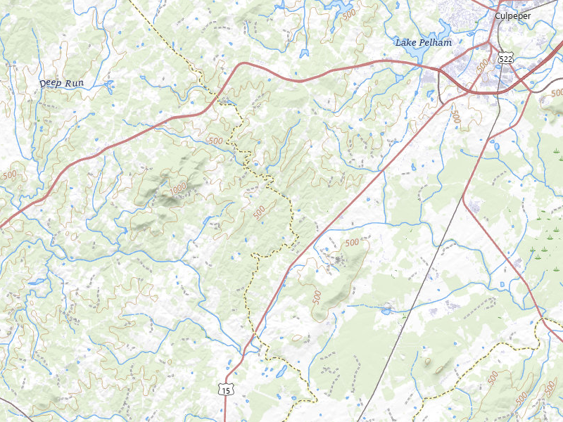 NEXRAD radar-signature map of the hail storm over Culpeper, VA on Aug 8, 2026
