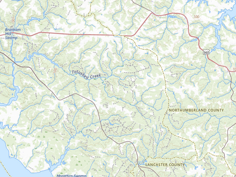 Radar-estimated hail-size map of the storm over Farnham, VA on Jul 28, 2026
