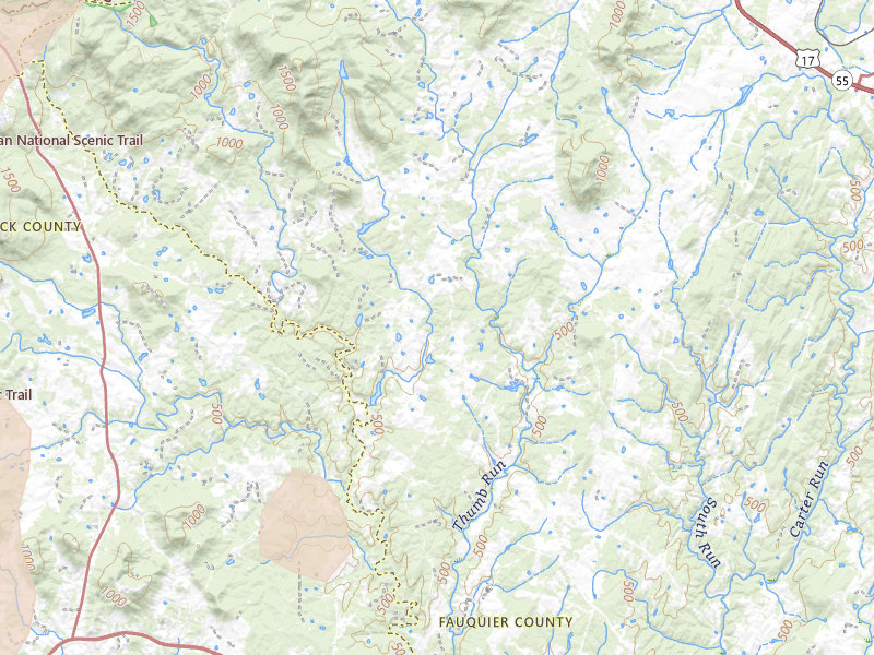 Radar-estimated hail-size map of the storm over Hume, VA on Jul 4, 2026