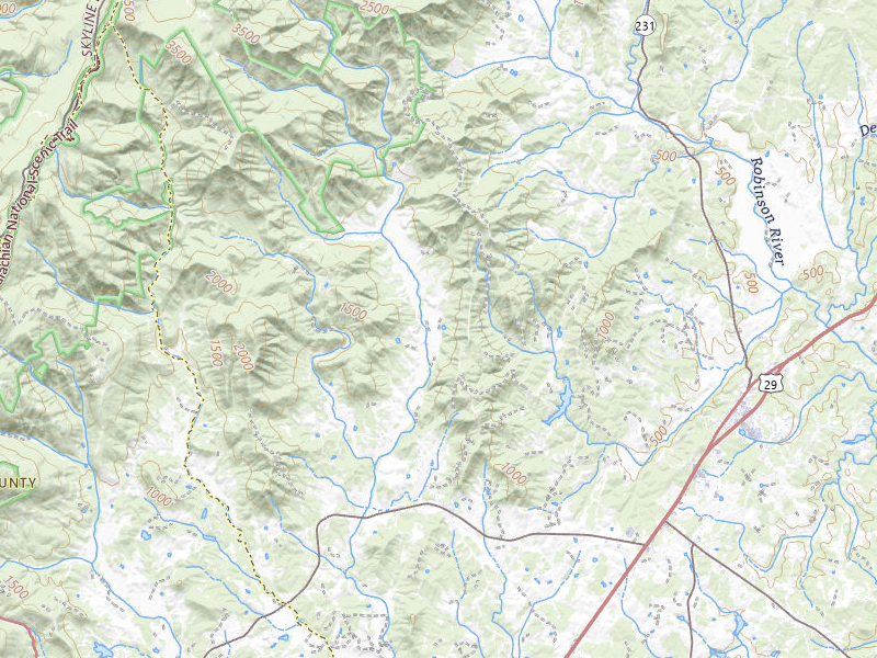 NEXRAD radar-signature map of the hail storm over Madison, VA on Jul 28, 2026