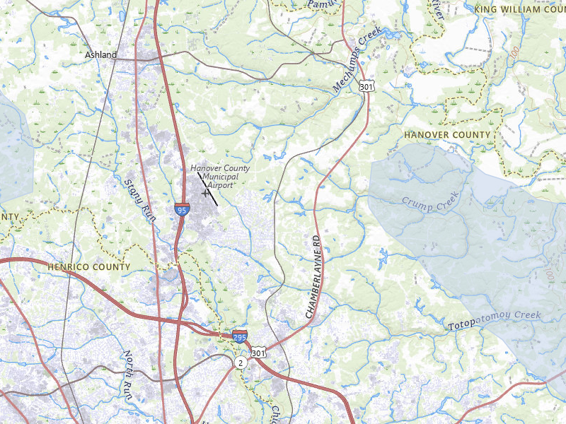 NEXRAD radar-signature map of the hail storm over Mechanicsville, VA on Jul 28, 2026