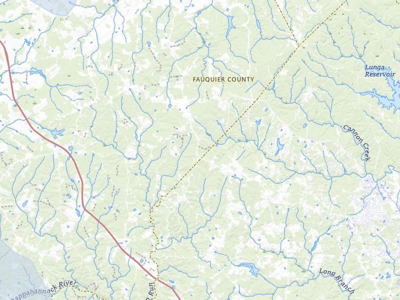 NEXRAD radar-signature map of the hail storm over Midland, VA on Jul 5, 2026