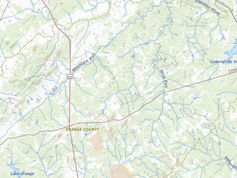 Radar-estimated hail-size map of the storm over Rhoadesville, VA on Sep 4, 2026