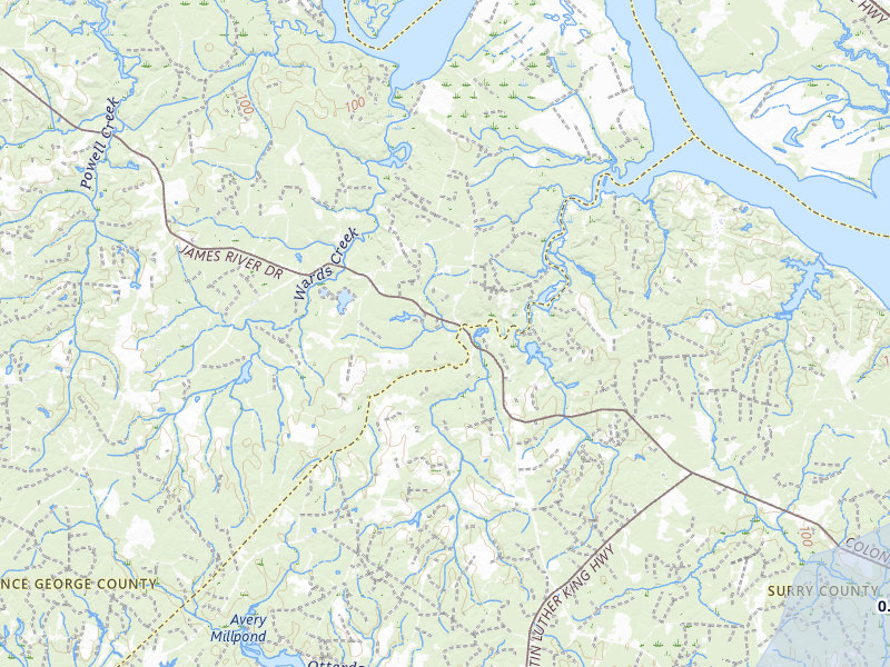 NEXRAD radar-signature map of the hail storm over Spring Grove, VA on Jul 7, 2026