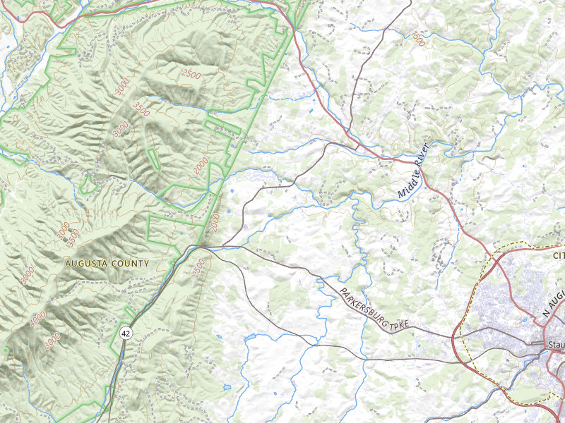 NEXRAD radar-signature map of the hail storm over Swoope, VA on Jul 5, 2026