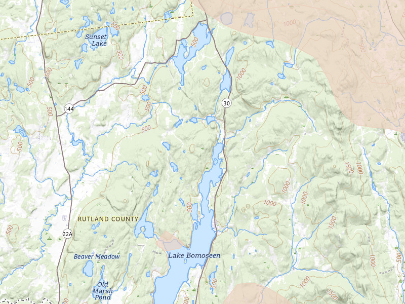 Radar-estimated hail-size map of the storm over Fair Haven, VT on Jul 14, 2026