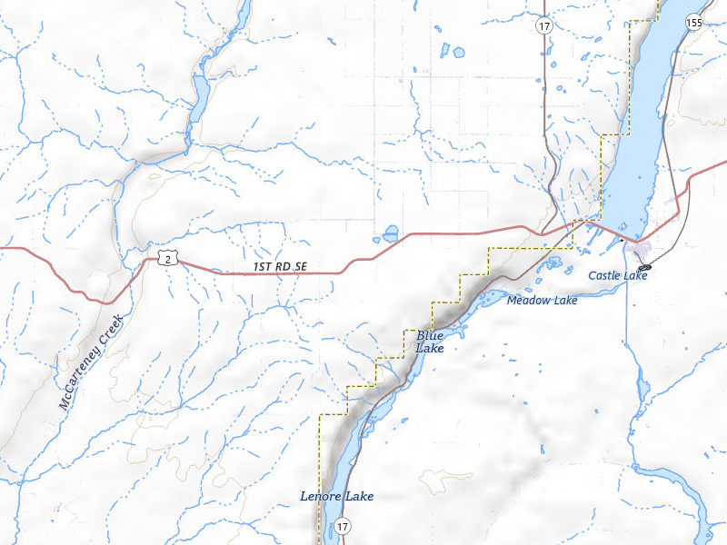 Radar-estimated hail-size map of the storm over Coulee City, WA on May 28, 2026