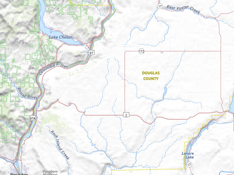 Radar-estimated hail-size map of the storm over Waterville, WA on May 28, 2026