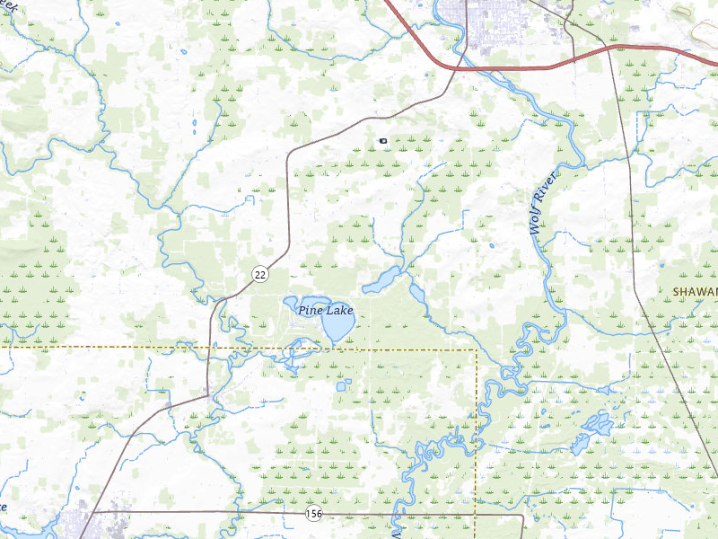 NEXRAD radar-signature map of the hail over Clintonville, WI