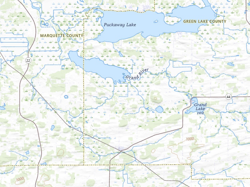 Radar-estimated hail-size map of the storm over Dalton, WI on Jun 30, 2026