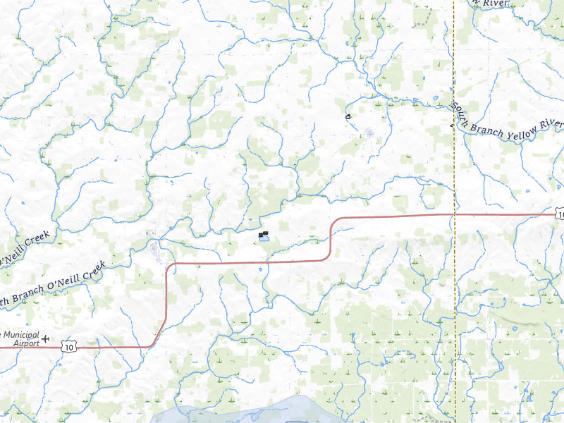 NEXRAD radar-signature map of the hail storm over Granton, WI on Aug 11, 2026