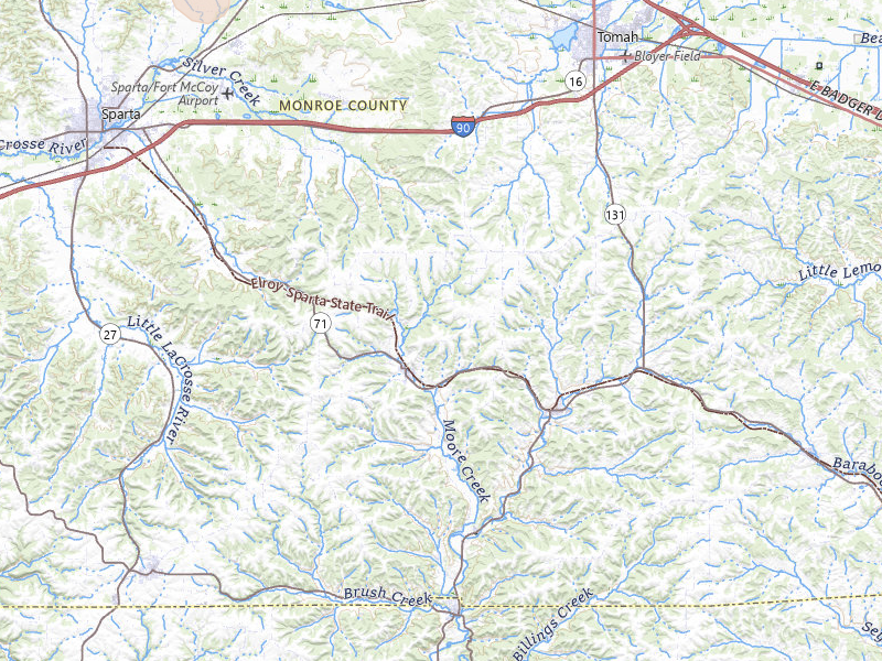 Radar-estimated hail-size map of the storm over Norwalk, WI on Mar 31, 2026