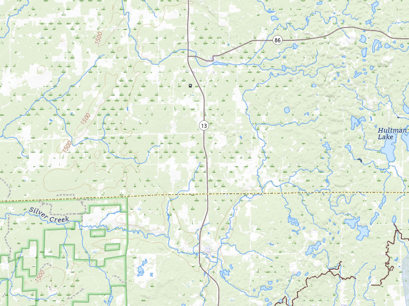 NEXRAD radar-signature map of the hail storm over Ogema, WI on May 17, 2026