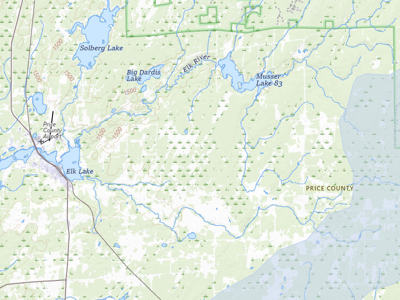 NEXRAD radar-signature map of the hail storm over Phillips, WI on May 15, 2026