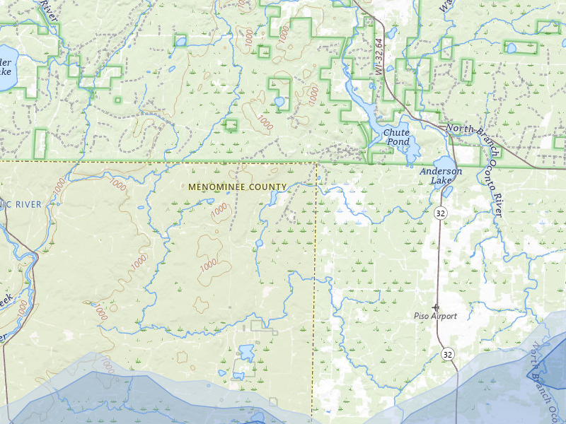 NEXRAD radar-signature map of the hail storm over Suring, WI on Aug 11, 2026