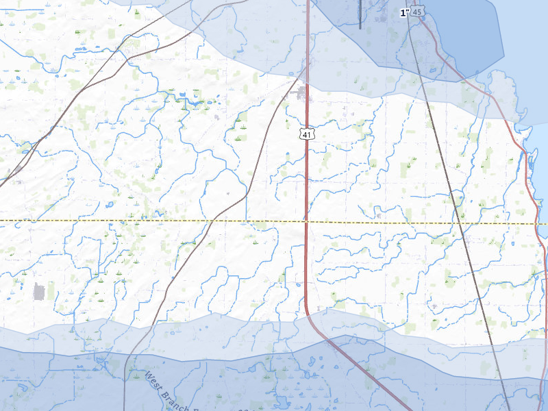 NEXRAD radar-signature map of the hail storm over Van Dyne, WI on Mar 31, 2026