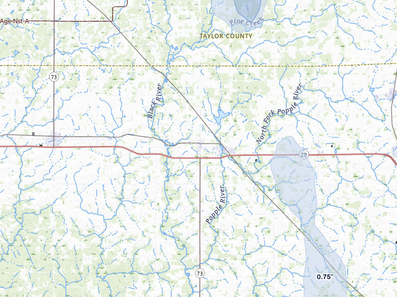 NEXRAD radar-signature map of the hail storm over Withee, WI on May 27, 2026