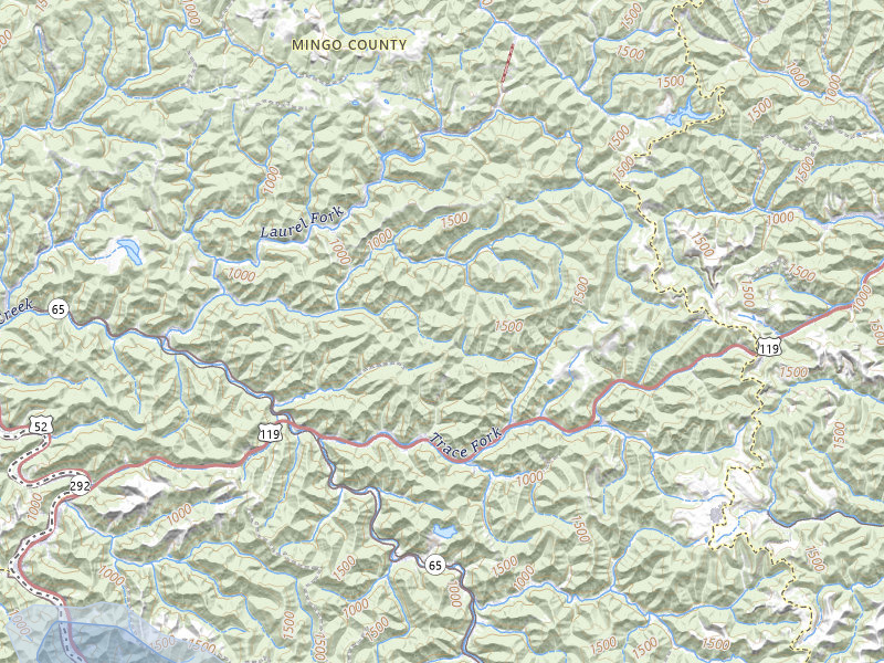 NEXRAD radar-signature map of the hail storm over Delbarton, WV on Jul 6, 2026