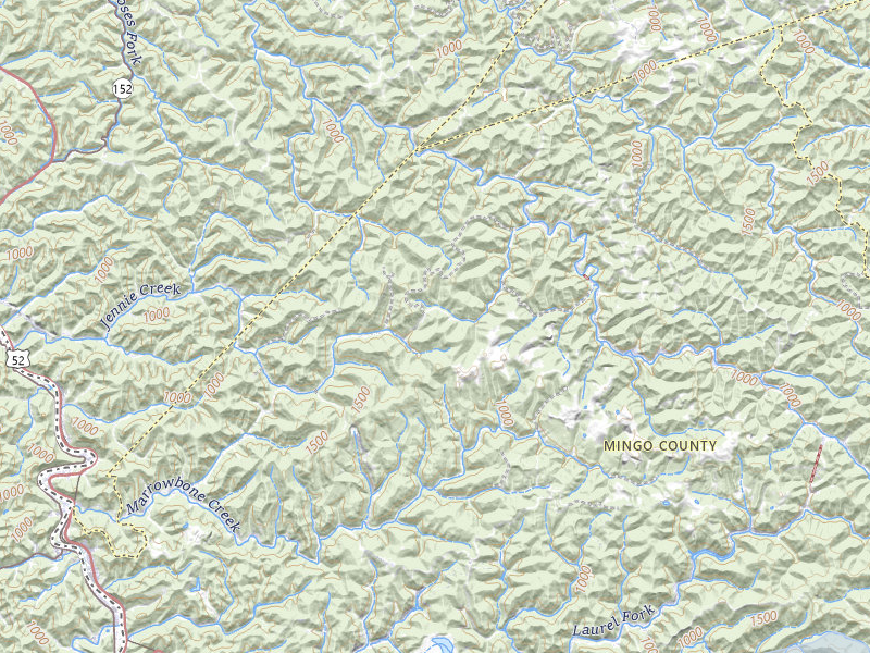 NEXRAD radar-signature map of the hail storm over Kermit, WV on May 27, 2026
