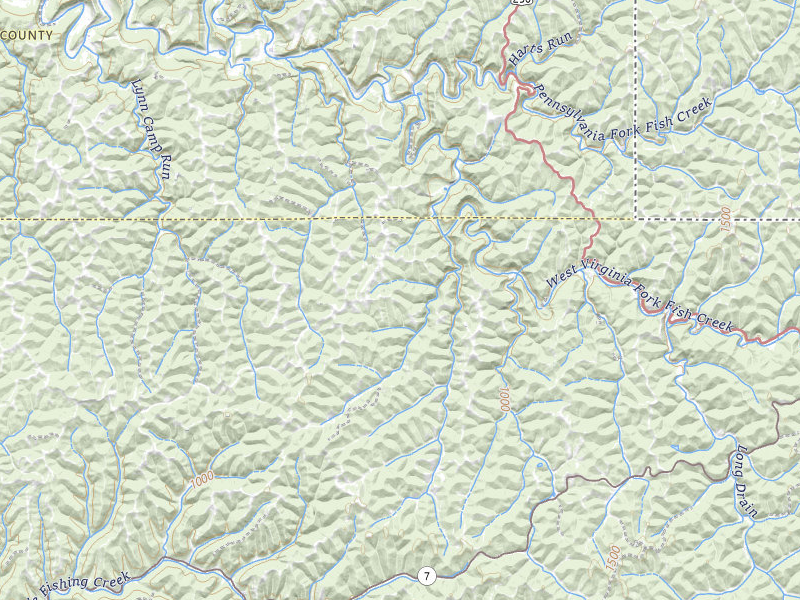 Radar-estimated hail-size map of the storm over New Martinsville, WV on Jun 11, 2026