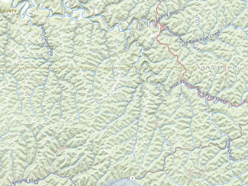 NEXRAD radar-signature map of the hail over New Martinsville, WV