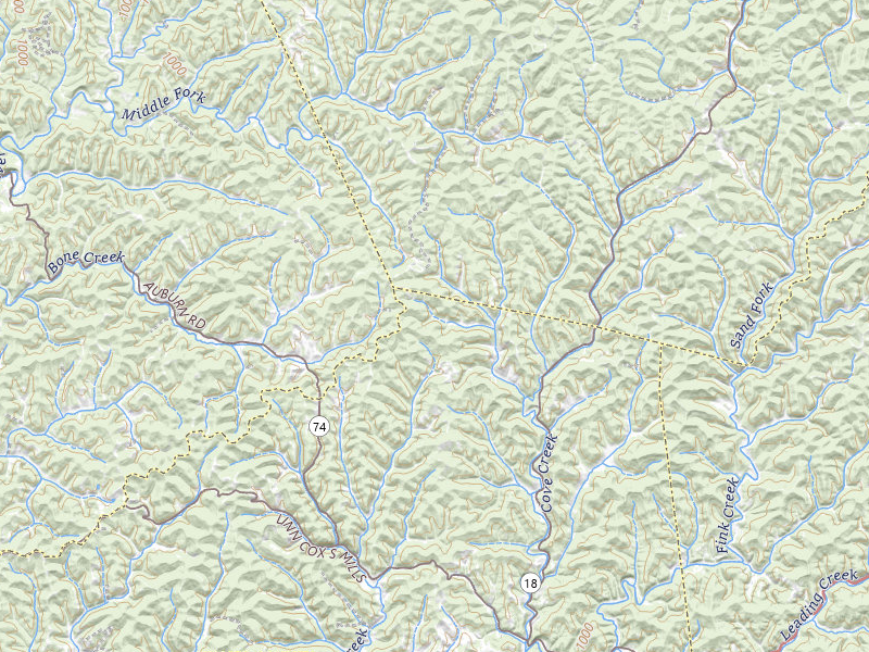 NEXRAD radar-signature map of the hail storm over New Milton, WV on Aug 10, 2026