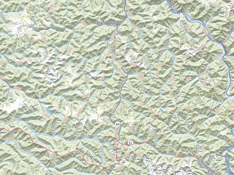 NEXRAD radar-signature map of the hail storm over Sarah Ann, WV on Jul 6, 2026