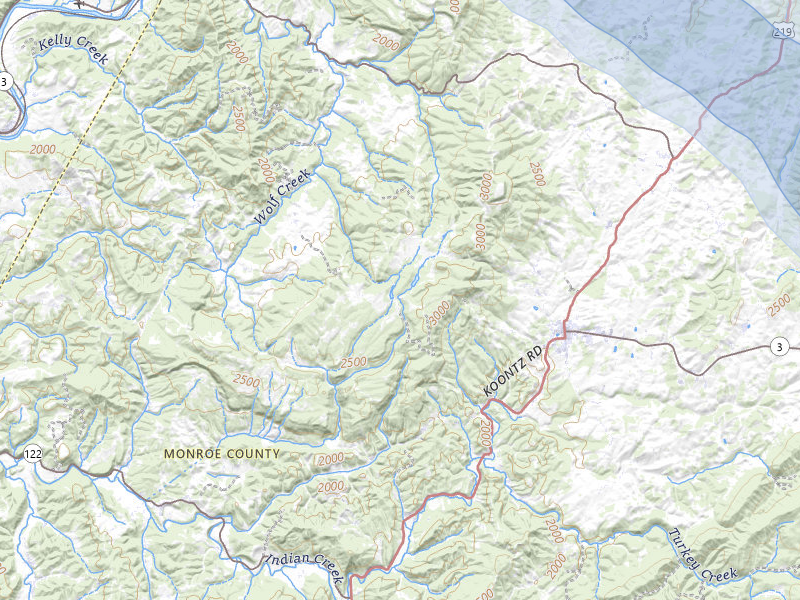 NEXRAD radar-signature map of the hail storm over Union, WV on Jul 28, 2026