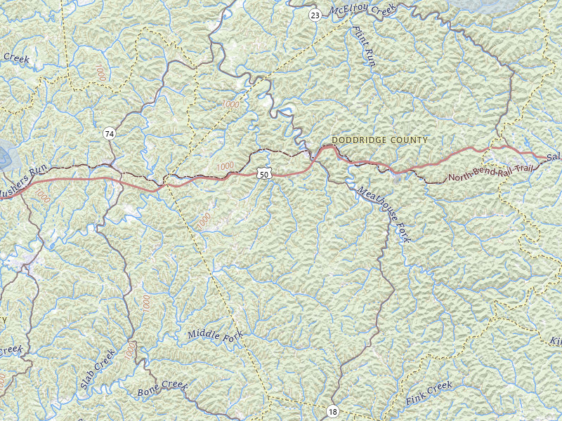 NEXRAD radar-signature map of the hail storm over West Union, WV on Apr 1, 2026