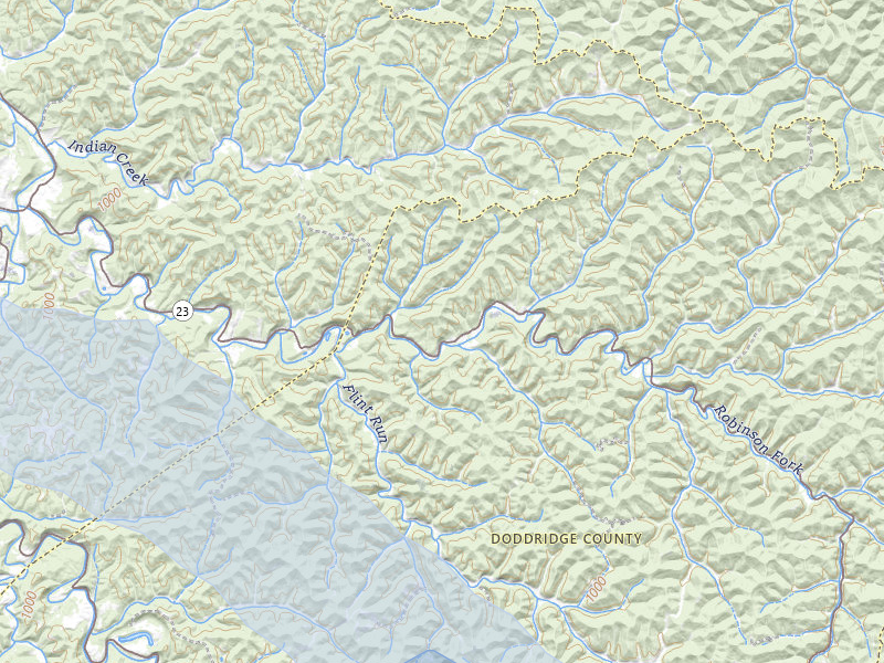 NEXRAD radar-signature map of the hail storm over West Union, WV on Aug 10, 2026