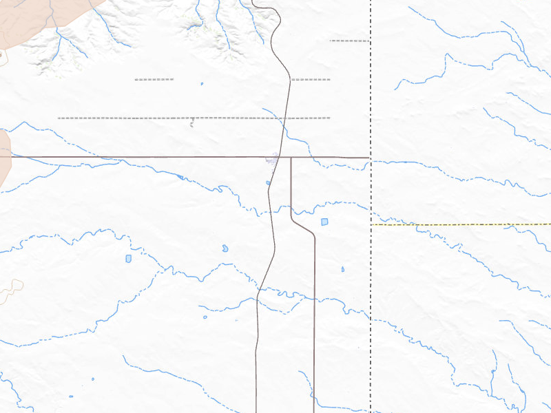 Radar-estimated hail-size map of the storm over Albin, WY on Jul 7, 2026