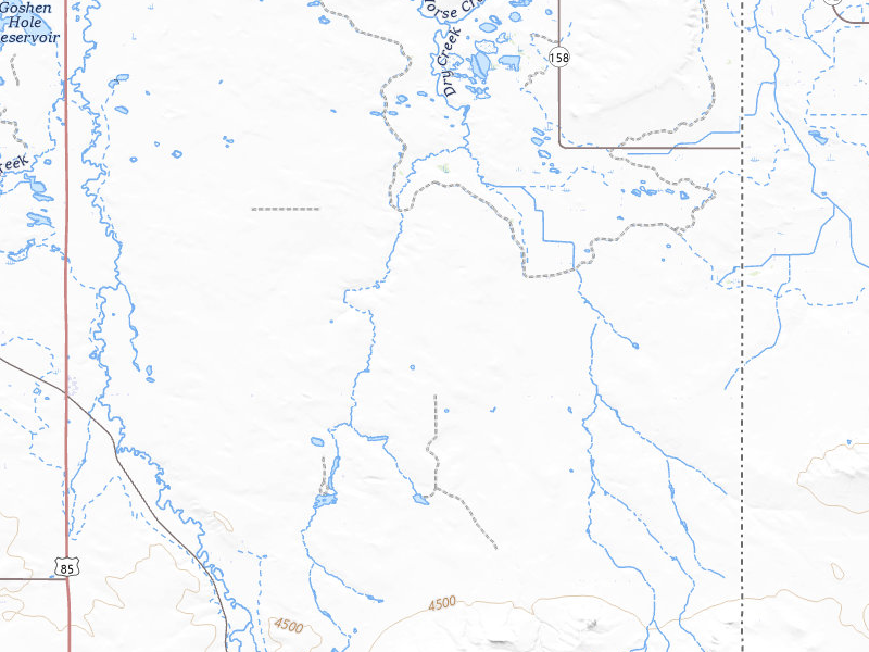 NEXRAD radar-signature map of the hail storm over Hawk Springs, WY on Jul 8, 2026