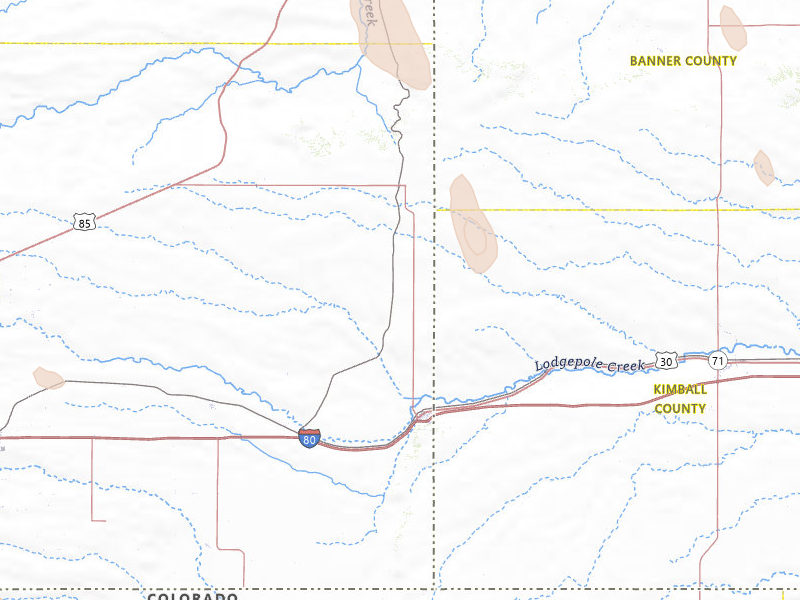 Radar-estimated hail-size map of the storm over Pine Bluffs, WY on May 29, 2026
