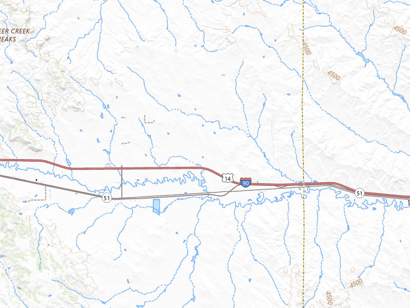 NEXRAD radar-signature map of the hail storm over Rozet, WY on Jun 26, 2026