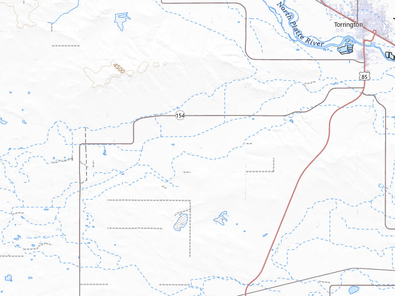 NEXRAD radar-signature map of the hail storm over Torrington, WY on May 13, 2026